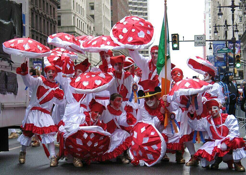 Les Holy Rollers à la parade des Mummers