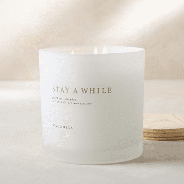 photo du produit de la bougie Magnolia « Stay a While »