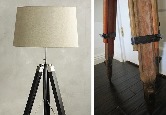 Lampadaire DIY - Trépied