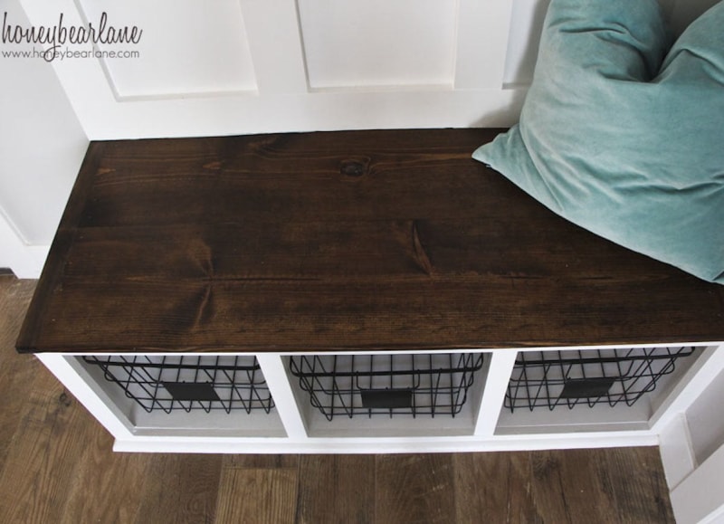 20 idées incroyables pour un banc de rangement DIY