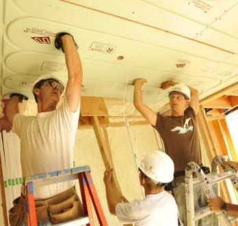 Installation de plafond Warmboard