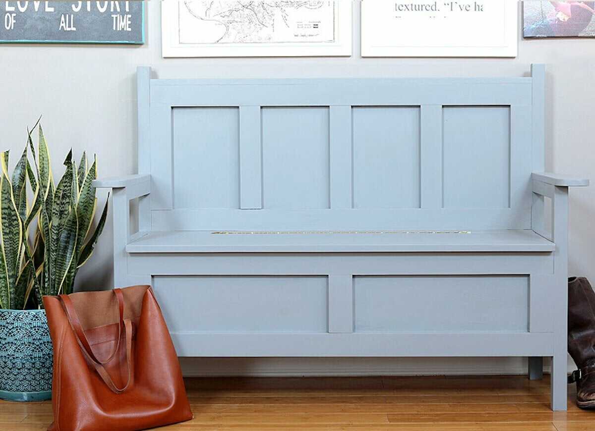 20 idées incroyables pour un banc de rangement DIY