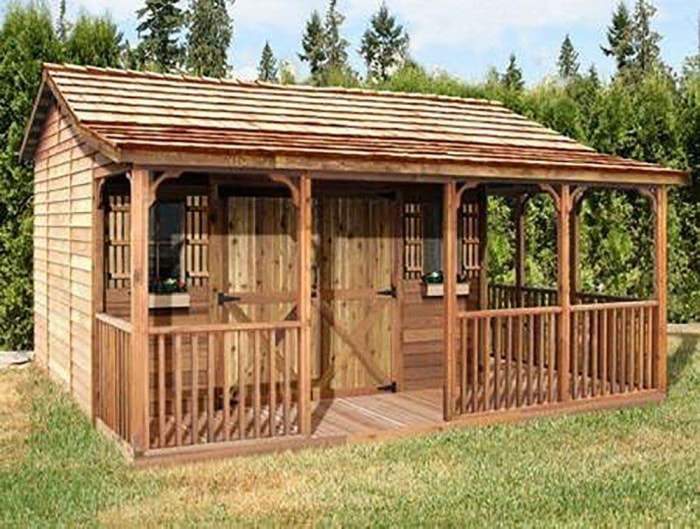 Les maisons en kit que vous pouvez acheter sur Amazon Option Cedarshed FarmHouse