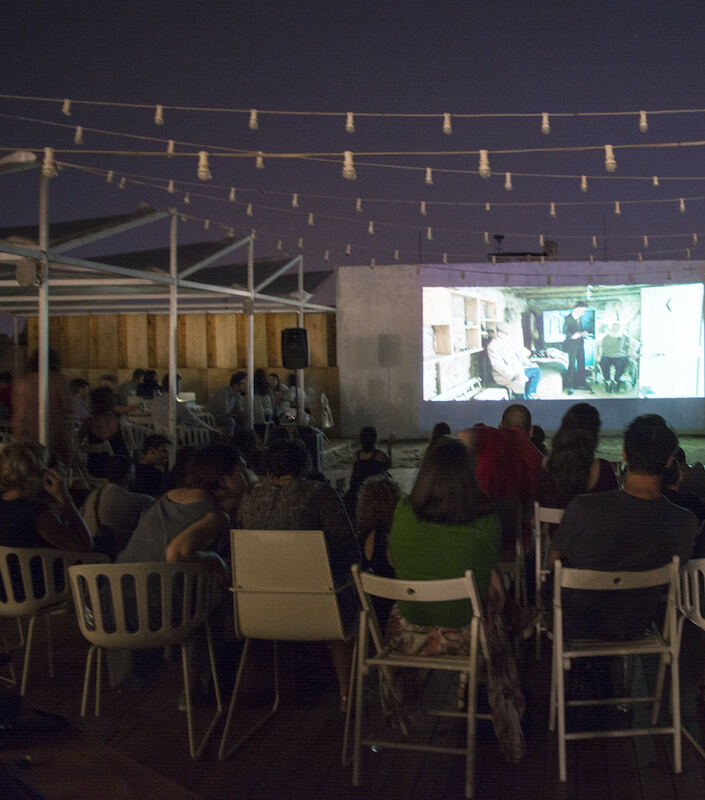 idées de bricolage pour un écran de cinéma en plein air