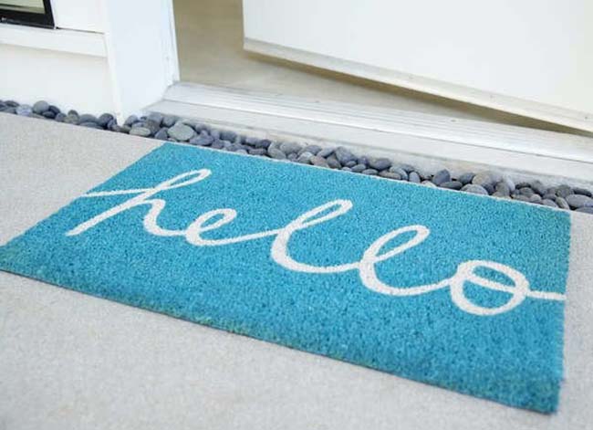 Conseils pour le dépoussiérage Utiliser des tapis de porte