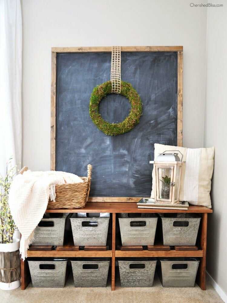 20 idées incroyables pour un banc de rangement DIY