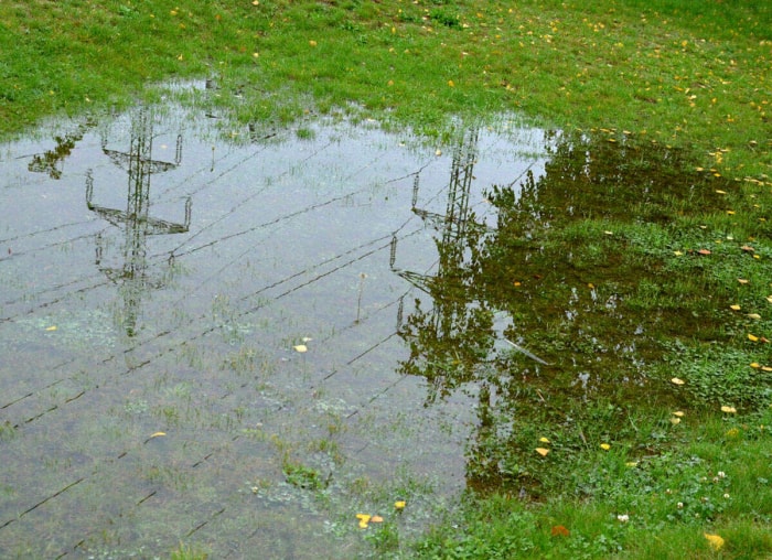 nettoyage de drain français cour inondée