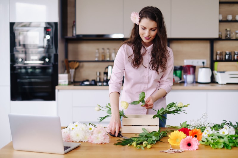 nouvelle année, nouvelle compétence, comment arranger les fleurs