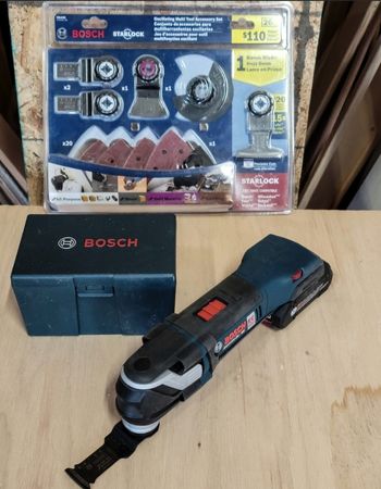 Test de l'outil oscillant Bosch : Kit d'outils oscillants multifonctions StarlockPlus de 32 pièces de Bosch