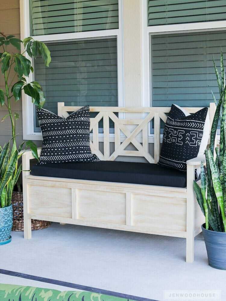 20 idées incroyables pour un banc de rangement DIY